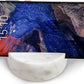 Luxurious Marble Cell Phone Stand Holder for Cellphone Tablet on Desk Countertop