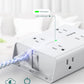 Surge Protector Power Strip 8 Widely Outlets with 4 USB Ports1 USB C Outlet