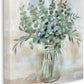 Soothing Eucalyptus Flower Herb Arrangement Rustic Jar Canvas Wall Art