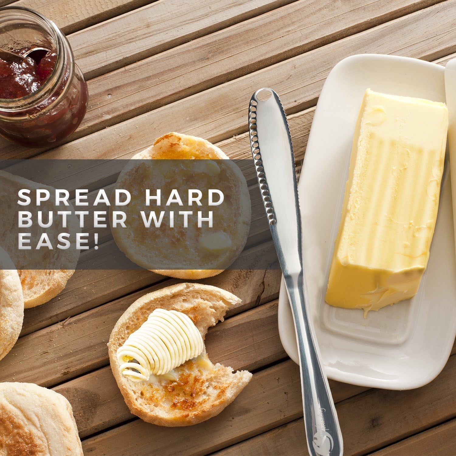 Stainless Steel Butter Spreader Butter Knife 3 in 1 Kitchen Gadgets 1