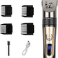 Dog Clippers Cordless Low Noise Rechargeable Electric Dog Grooming Clipper Kit