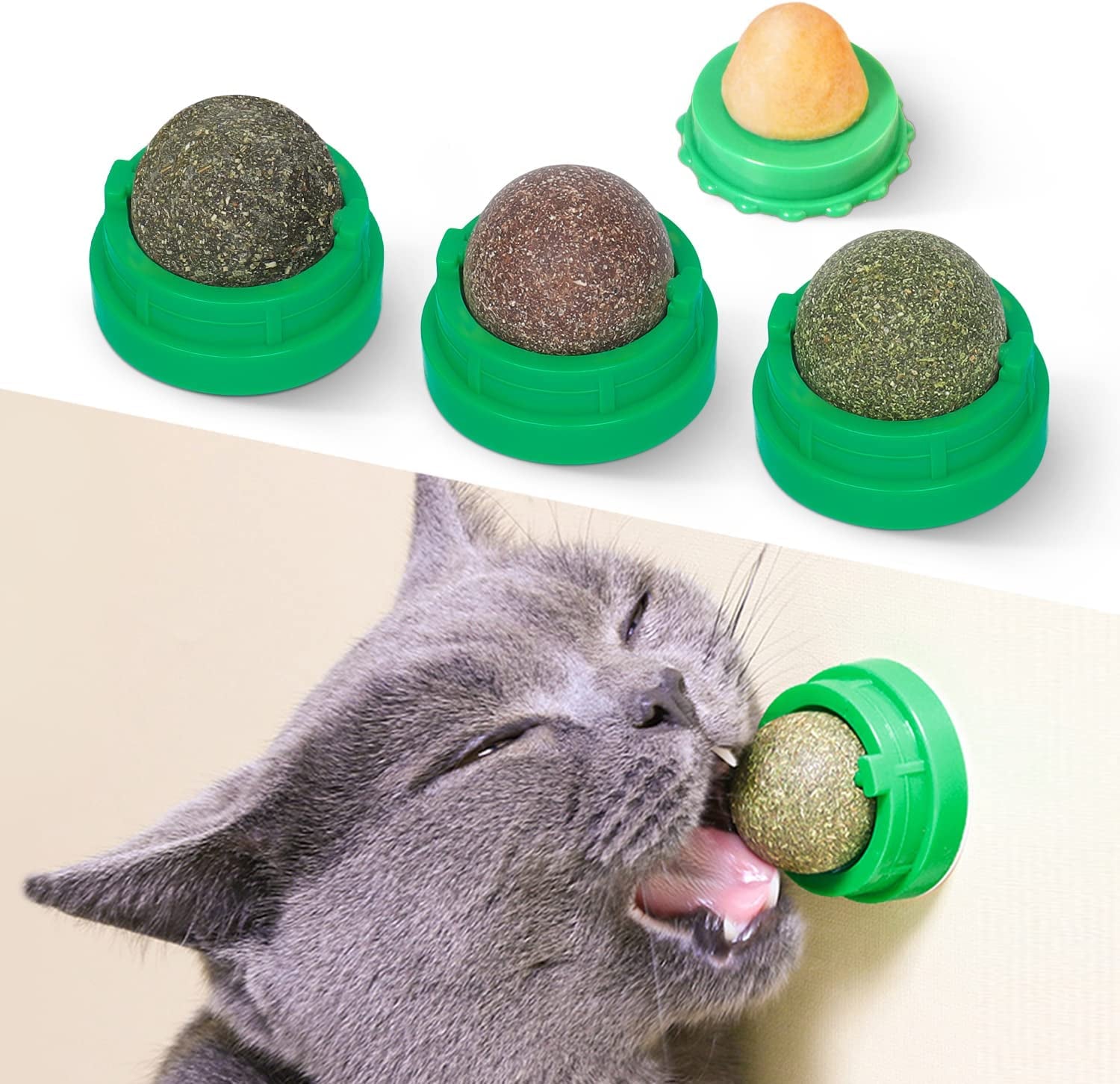  Edible Kitten Silvervine Toys for Cats Lick Healthy Kitty 