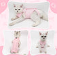 Cat Recovery Suit for Abdominal Wounds or Skin Diseases