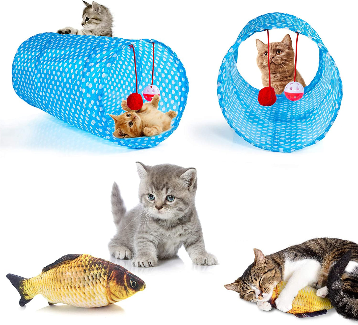 31 PCS Cat Toys Kitten Toys Assortments Variety Catnip 