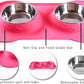  Pet Food Scoop Water and Food Feeder Bowls 