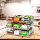 Storage Can Rack Organizer Stackable Can Organizer Holds Upto 36 Cans