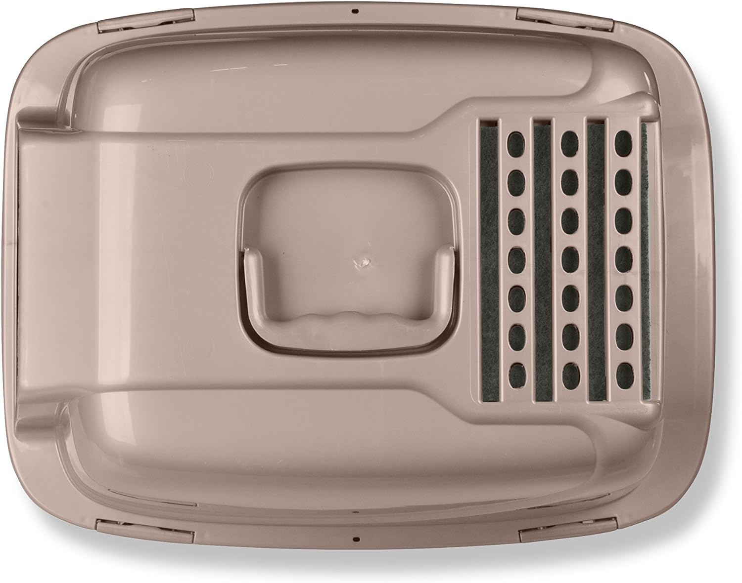 Pets Odor Control Large Enclosed Sifting Cat Pan with Odor Door