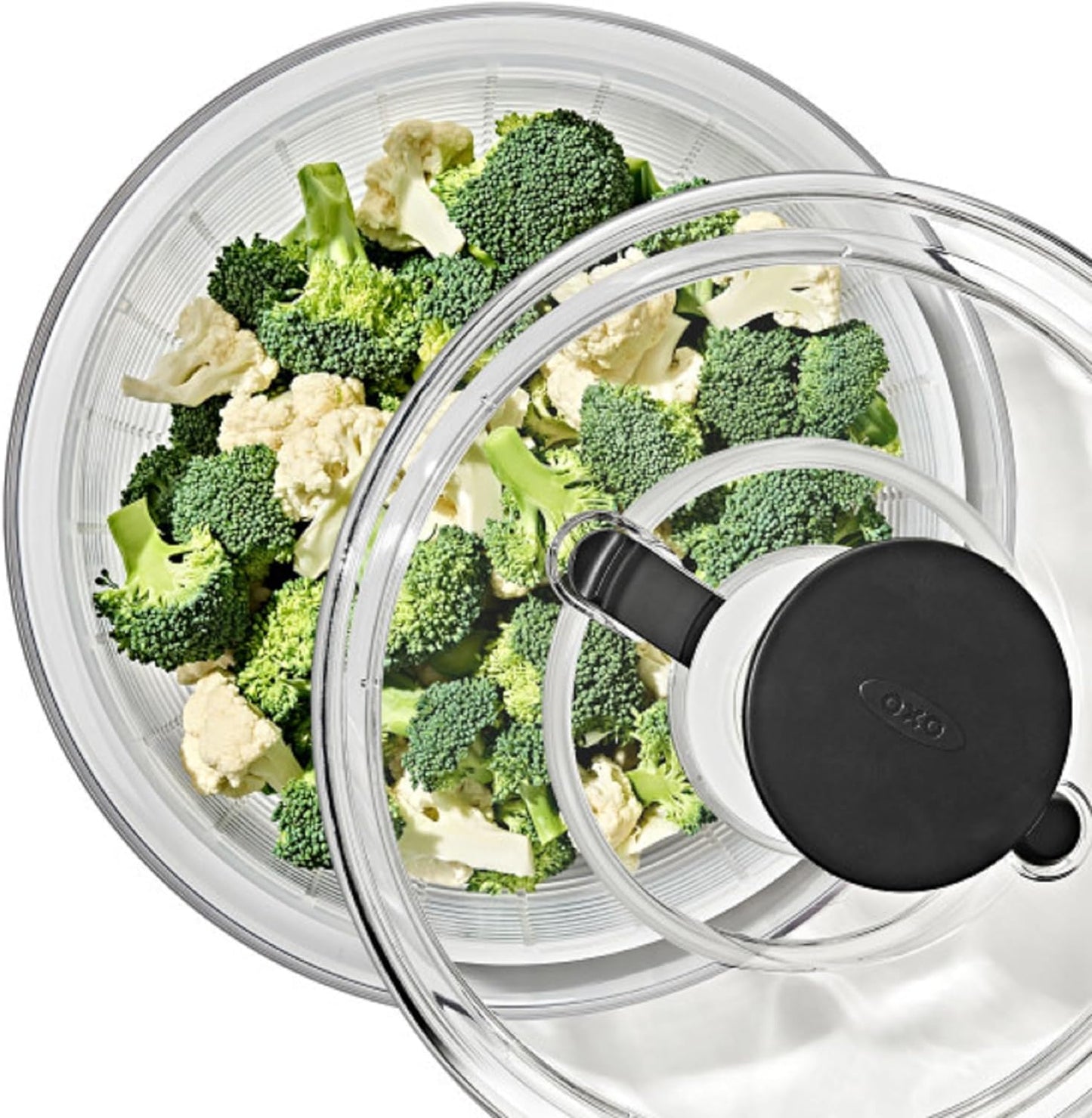 Good Grips Large Salad Spinner   6 22 Qt  White