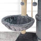 35  Fashion Design Cat Tree with Cat Condo and Scratching Ramp for Indoor 