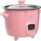 Mini Rice Cooker Steamer with Removable Nonstick Pot