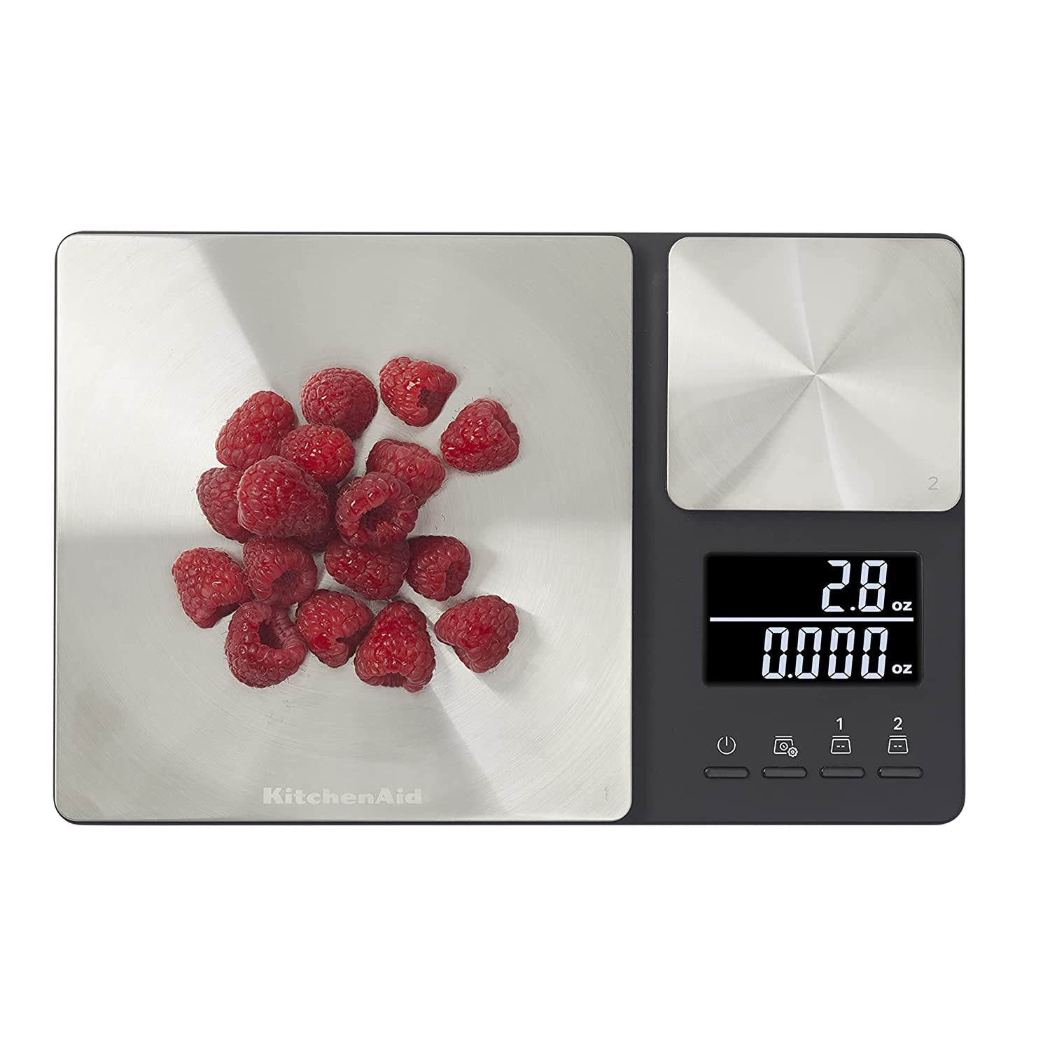 KQ909 Dual Platform Digital Kitchen and Food Scale11 Pound Capacity and Precision 16Oz Capacity