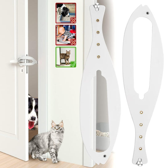  Latch Larger Cat Door Alternative to Keep Dogs Out  