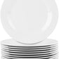 10.5 Catering round Dinner Plate Set of 12 White