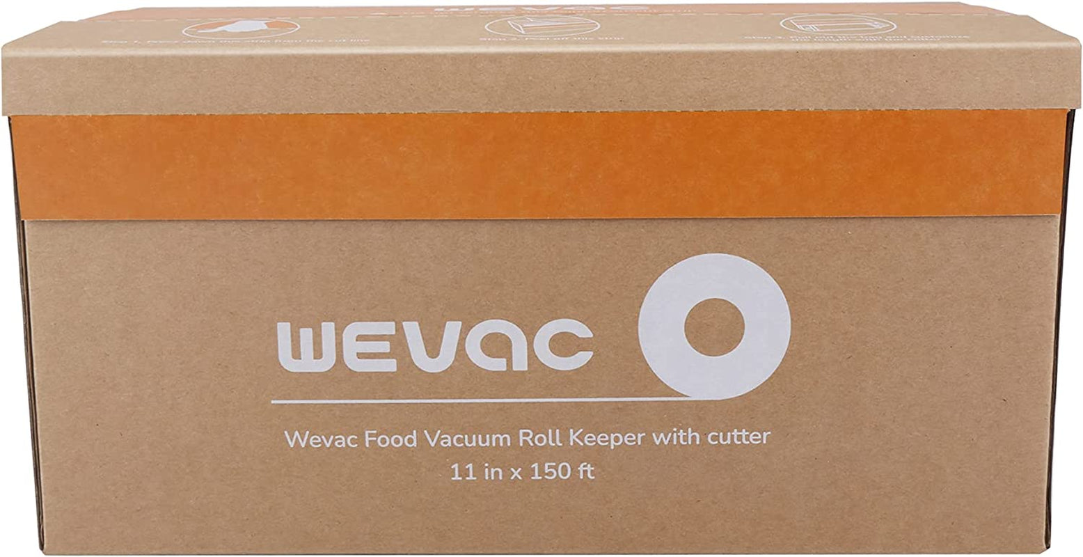 11 X 150 Food Vacuum Seal Roll Keeper with Cutter Ideal Vacuum Sealer Bags