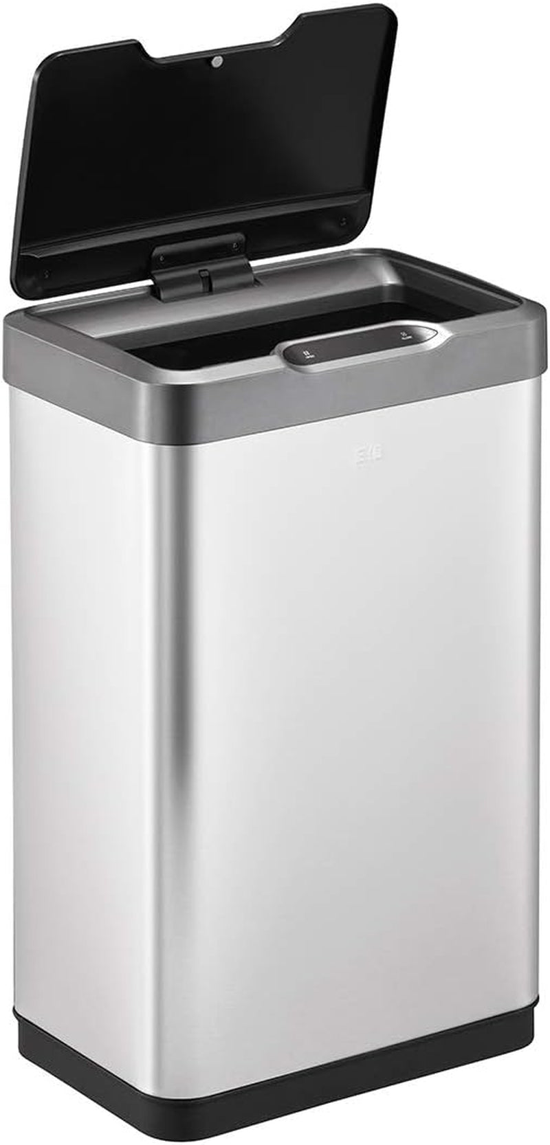 Mirage T 50 Liter  13.2 Gallon Touchless Rectangular Motion Sensor Trash Can