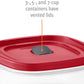   Microwave and Dishwasher Safe Red Color Ideal 