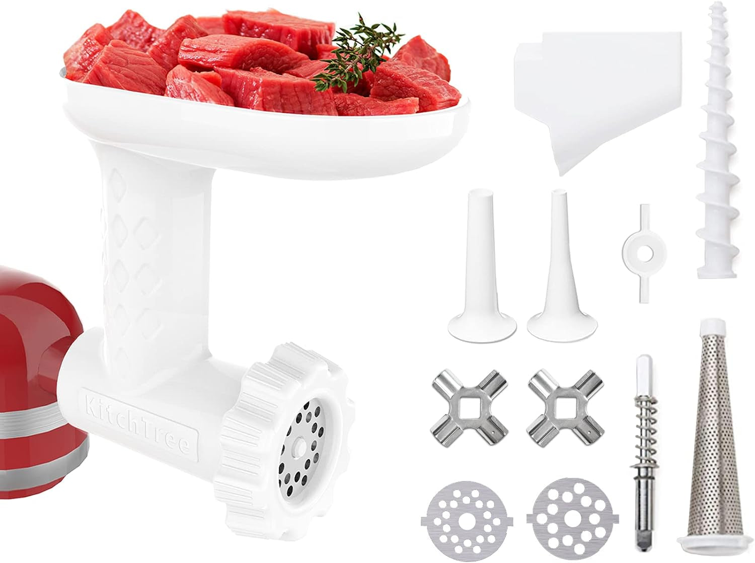 Fruit & Vegetable Strainer Attachment Set Includes Food Grinder Attachment