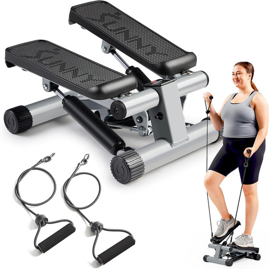 Mini Steppers  Exercise at Home Stair Step Workout Machine with Resistance 