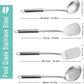 4-Pcs Cooking Utensils Set Stainless Steel Kitchen Utensils Wok Utensils 