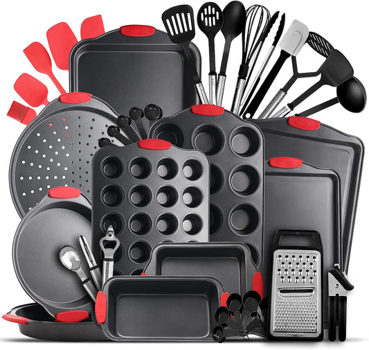 39 Piece Premium Baking Set Nonstick Bakeware Sets BPA Free