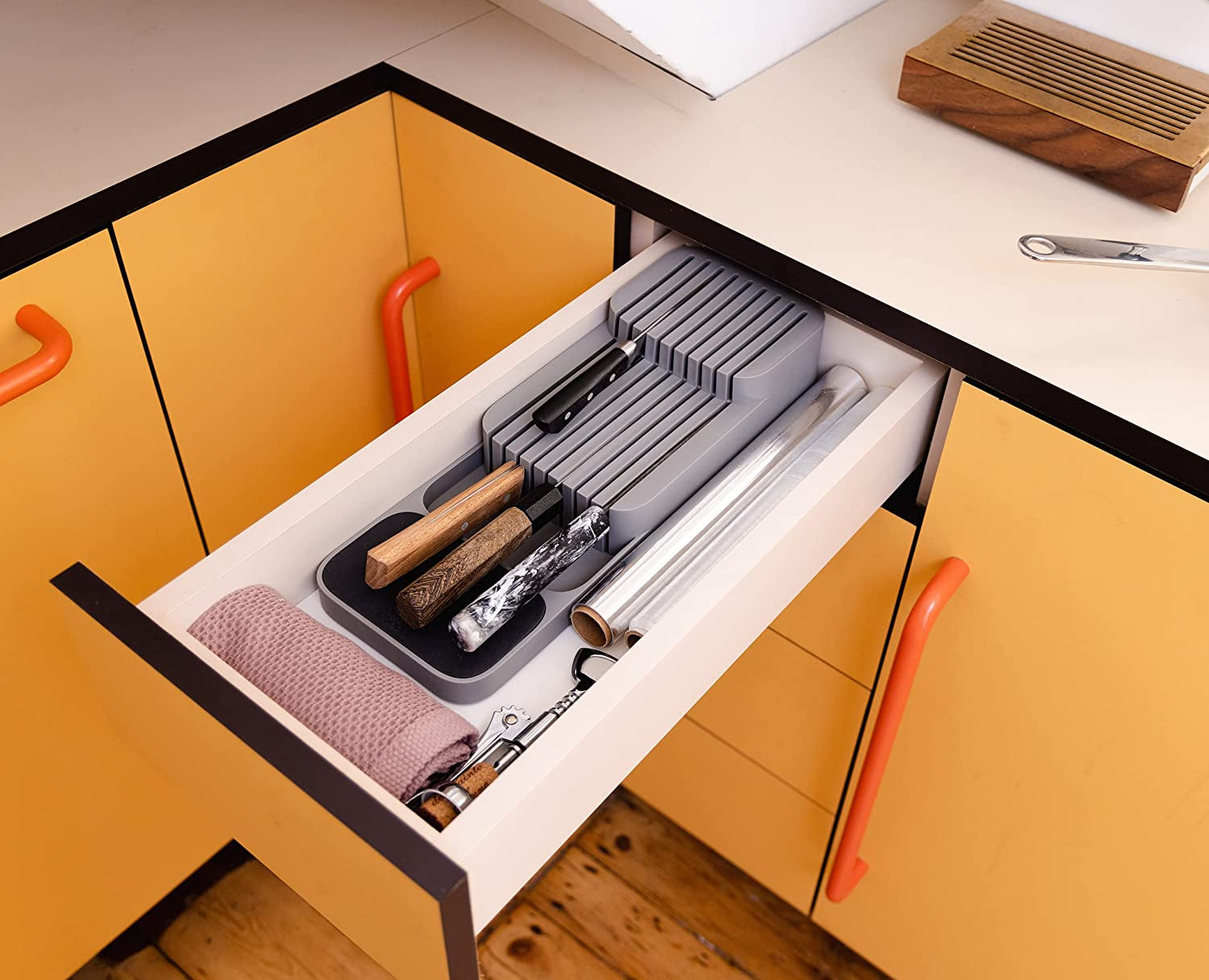 Drawerstore Knife Organizer Holds up to 9 Knives Kitchen Organization