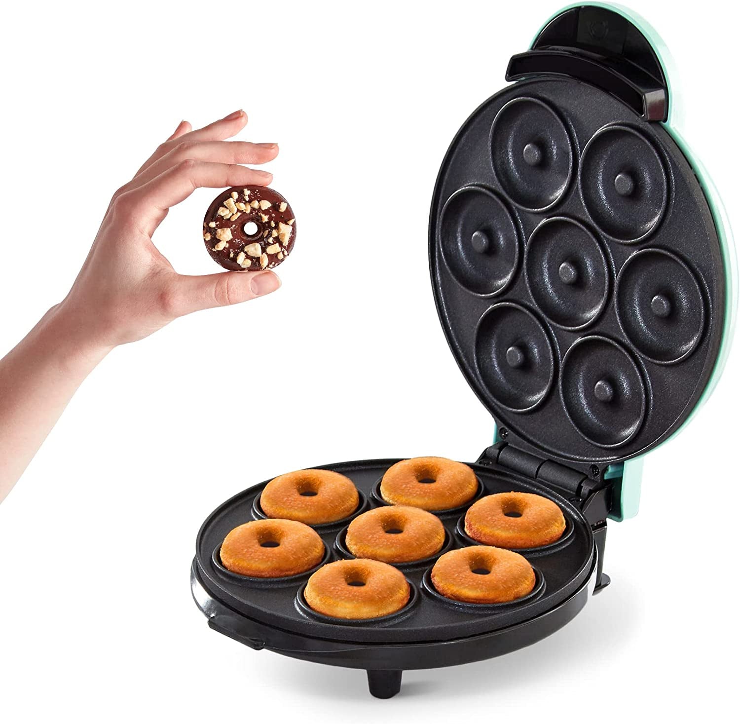 Mini Donut Maker Machine for Kid-Friendly Breakfast Snacks Desserts More