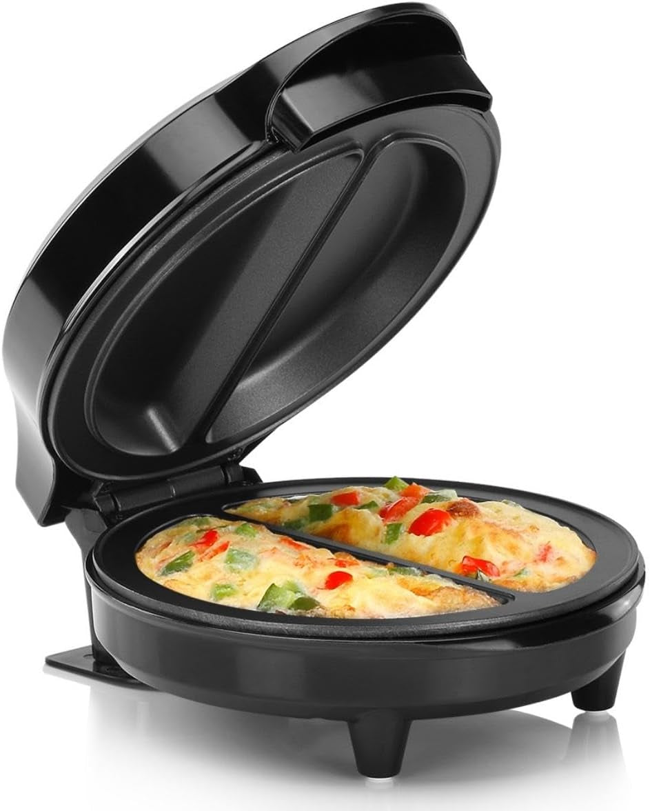 Non Stick Omelet & Frittata Maker Stainless Steel Makes 2 Individual Portions Quick 