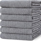 Premium Kitchen Towels 18”X 28” 6 Pack Large Cotton Kitchen Hand Towels