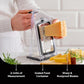 Cheese Grater with Garlic Crusher Box Grater Cheese Shredder  Cheese Grater