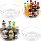 4 Pack Lazy Susan Organizer for Cabinet Upgraded 