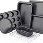 Baking Pans Sets Nonstick Bakeware Sets 7 Piece with Round/Square Cake Pan