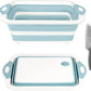 Collapsible Cutting Board Foldable Chopping Board with Colander