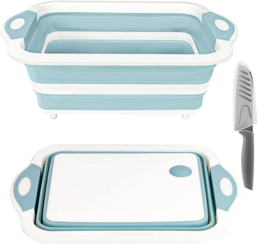 Collapsible Cutting Board Foldable Chopping Board with Colander