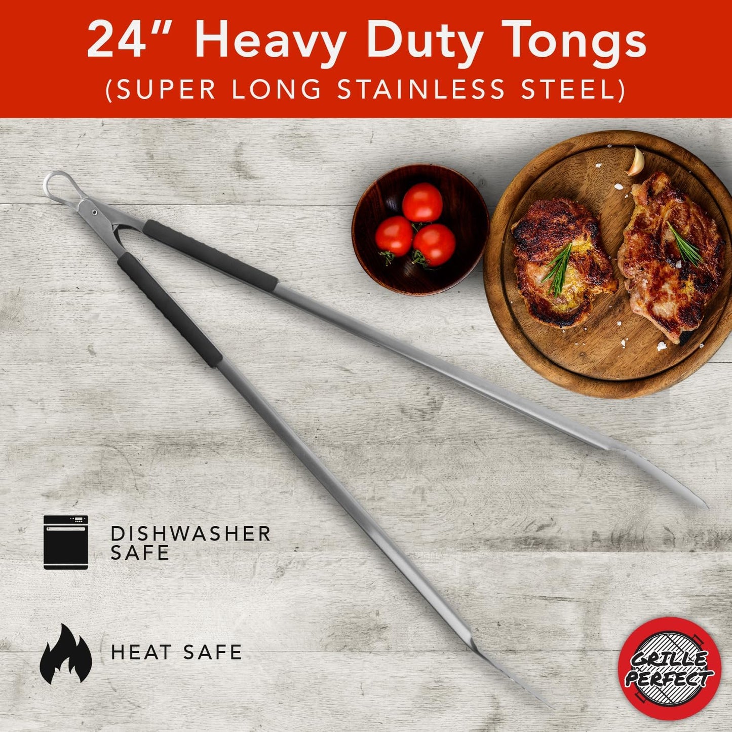  Inch Super Long Extra Heavy Duty for Grilling and Barbecue  