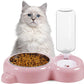 Water Bowl Set with Water Dispenser and Stainless