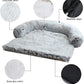 Calming Dog Bed Fluffy Plush Dog Mat for Furniture 