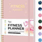 Fitness Workout Journal for Women  Men A55.5 X 8.2Workout Log Book Planner