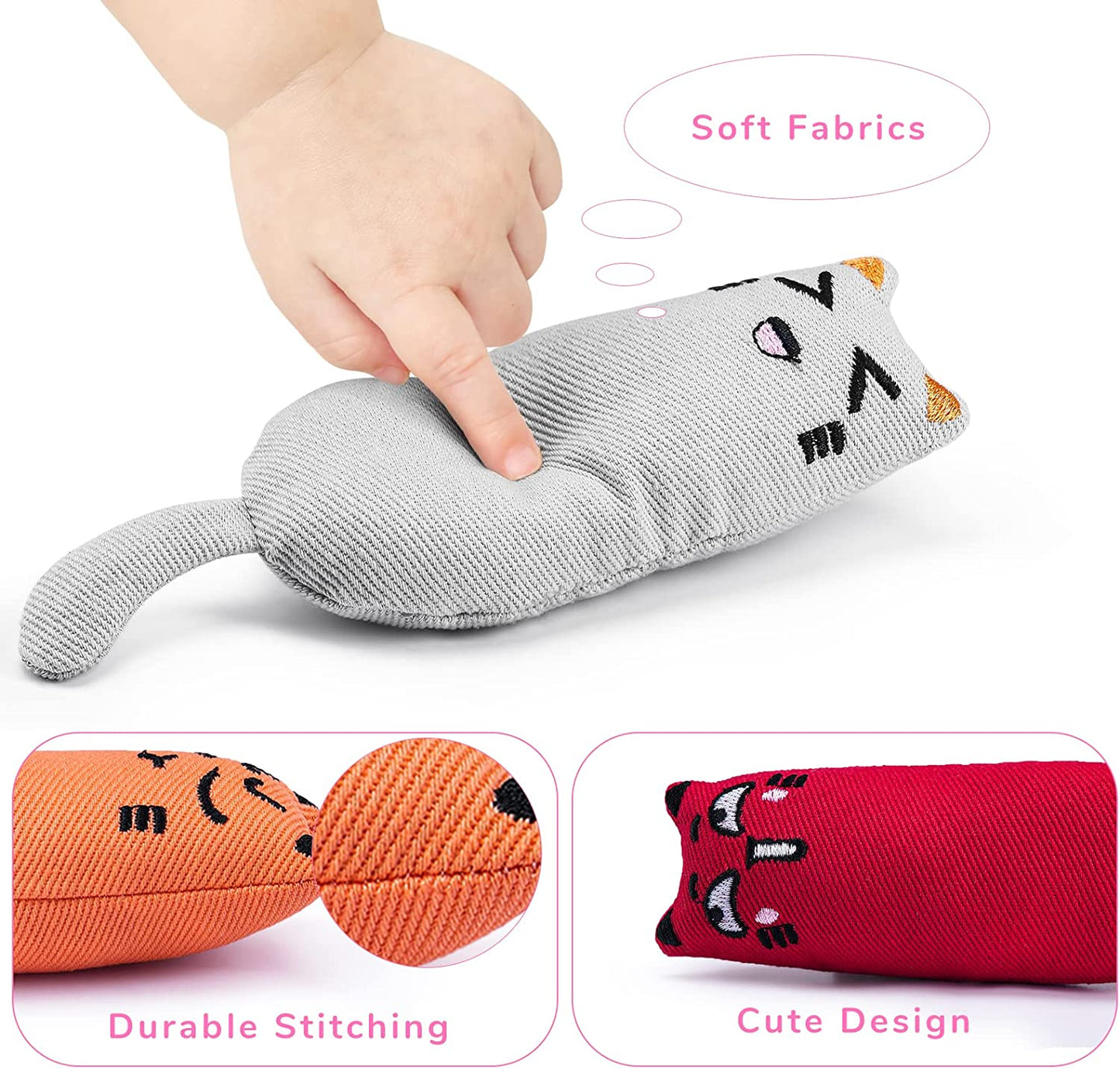   Resistant Catnip Toy for Cats Catnip Filled Cartoon 