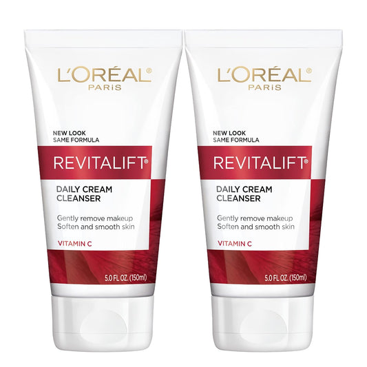 Revitalift Daily Cream Cleanser Gentle Makeup Remover Face Wash