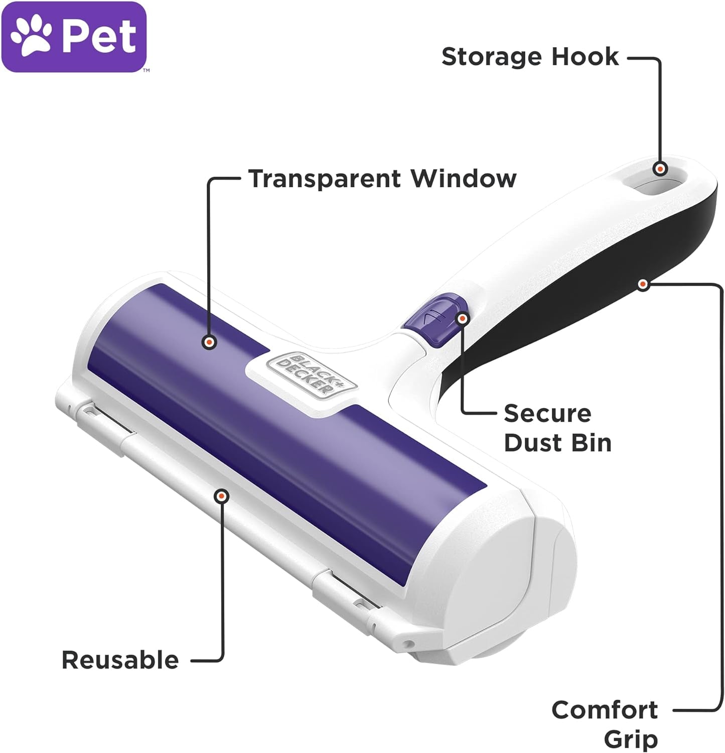 Pet Hair Remover Roller Remove Dog Hair and Cat 