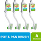 Pot and Pan Brush Dish Brush for Cleaning Kitchen and Household Dish Brushes Safe