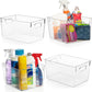 Clear Plastic Storage Bins Pantry Organizers & Storage Containers Cabinet