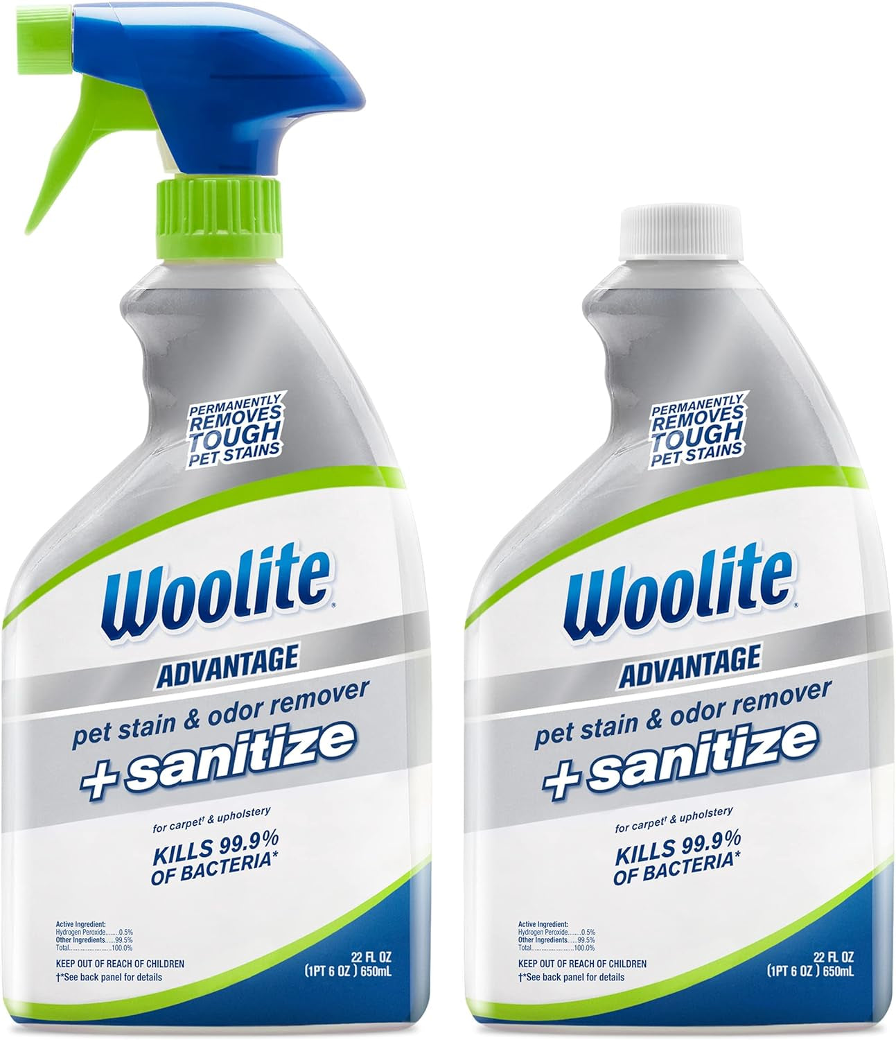 Woolite Advantage Pet Stain Odor Remover Sanitize3327