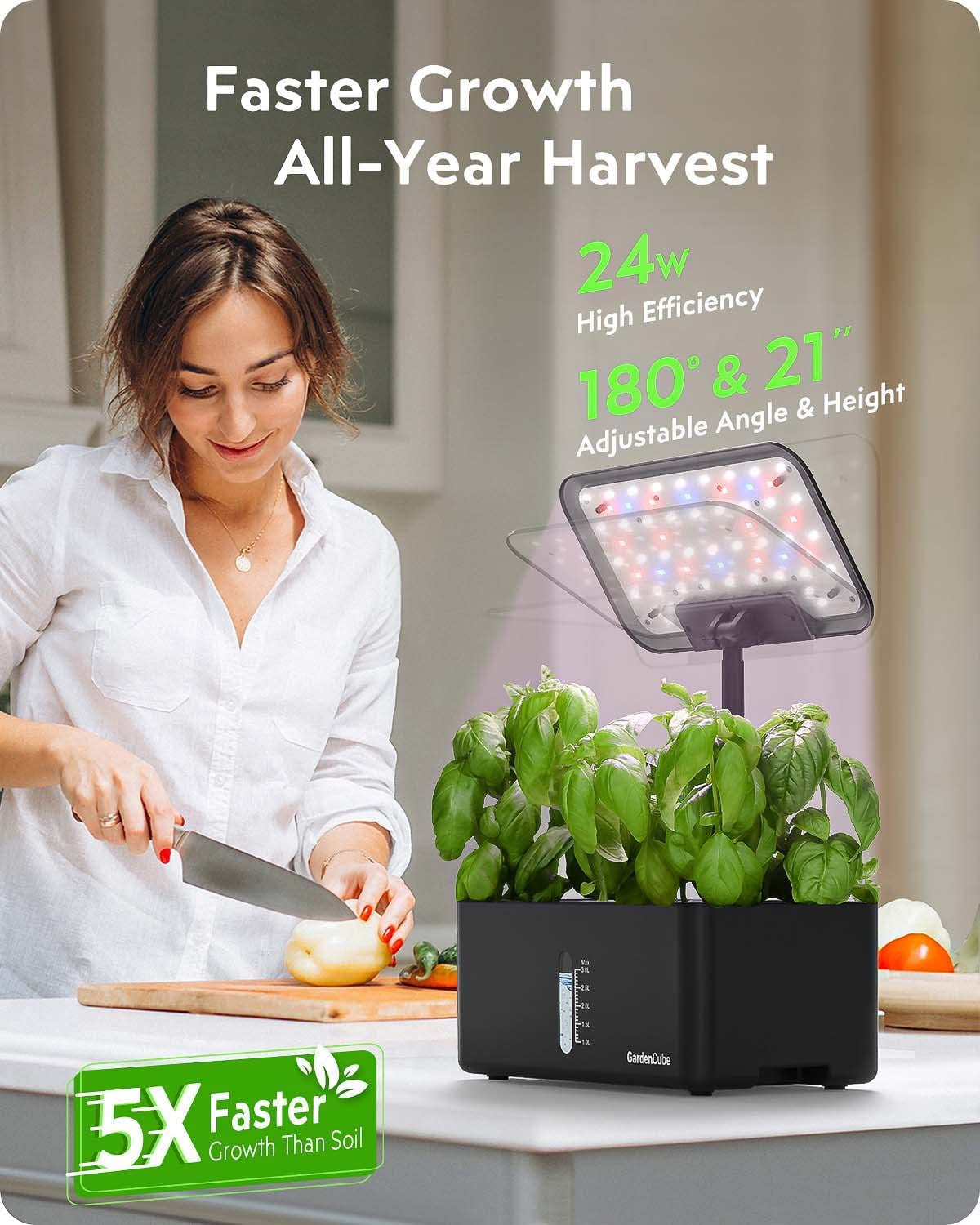 Hydroponics Growing System Indoor Garden Herb Garden Kit Indoor