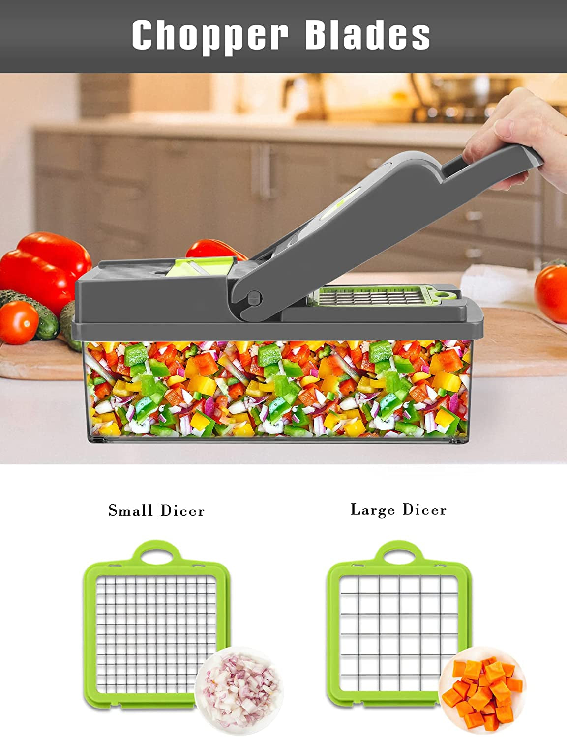 Vegetable Chopper Adjustable Vegetable Slicer Kitchen Gift Gadget Slicer