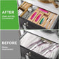 Individual Storage Bag Organizer for Kitchen Drawer Bamboo with Foil or Plastic Wrap Organizer 