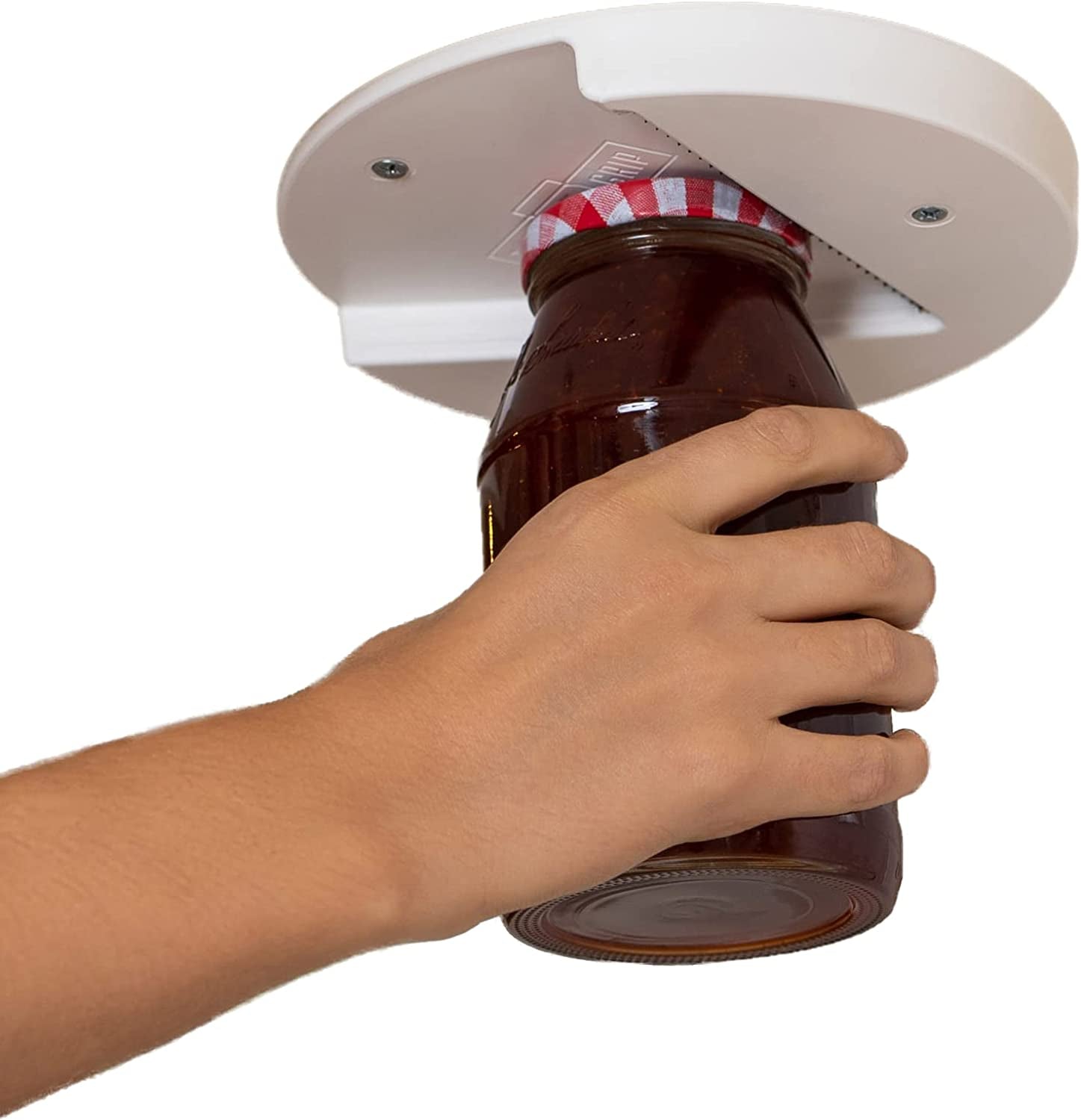 The Original under Cabinet Jar Opener  Effortless for Weak Hands