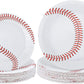 48 Pack Baseball Plates 9 Inch and 7 Inch round Baseball  