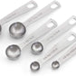 18/8 Stainless Steel Measuring Spoons Set of 6 for Measuring Dry and Liquid Ingredients