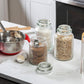 Food Storage Containers with Airtight Lids Retro Design Pantry Organization